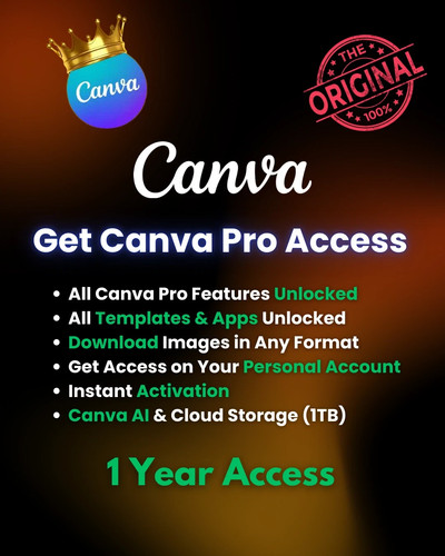 Canva year premium - canva, 1